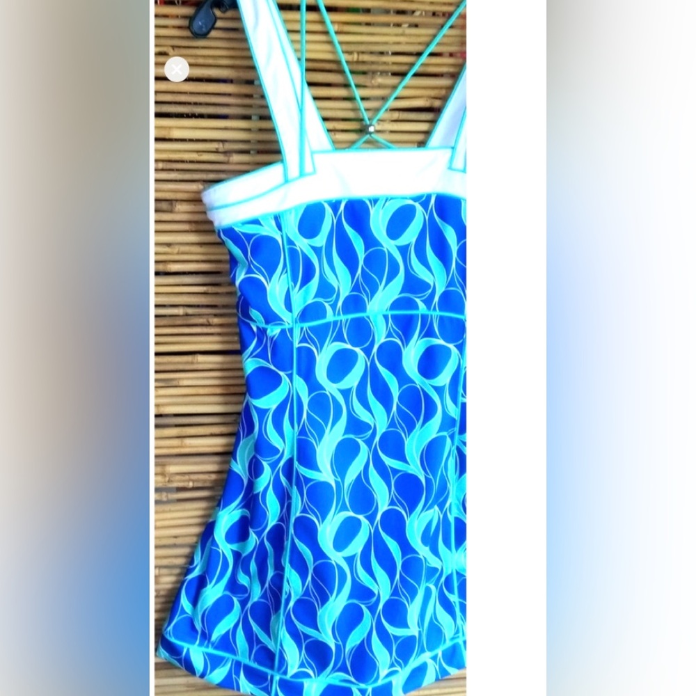 LBH Athletic M Tennis Dress Blue Green